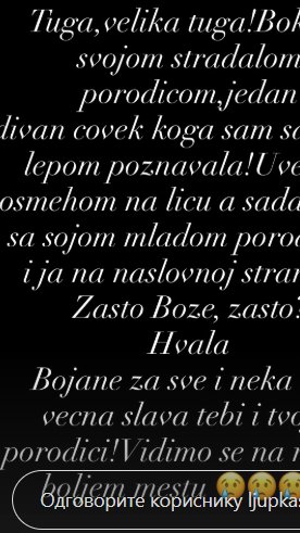 Zašto Bože, zašto?! Ljupka Stević slomljena zbog tragedije na Novom Beogradu: Emotivnim rečima oprostila od poginulog policajca i njegove porodice