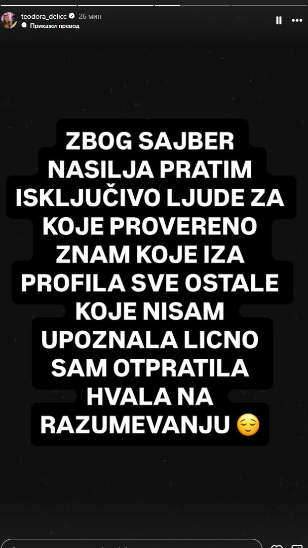 Dok Bebica posećuje manastire, Teodora prolazi kroz pakao, oglasila se i otkrila sve: Zbog SAJBER NASILJA... (FOTO)