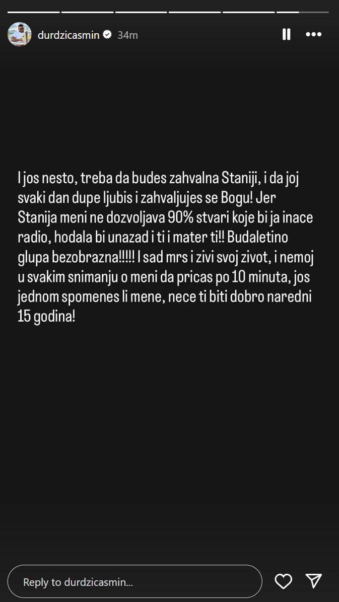 Kidnapovala si Noru iz Austrije, šutnuo sam te kao KANTU: Asmin Durdžić nikad bešnji, spreman da potpuno raskrinka Aneli Ahmić: Jedan poziv policiji i mala je KOD MENE (FOTO)