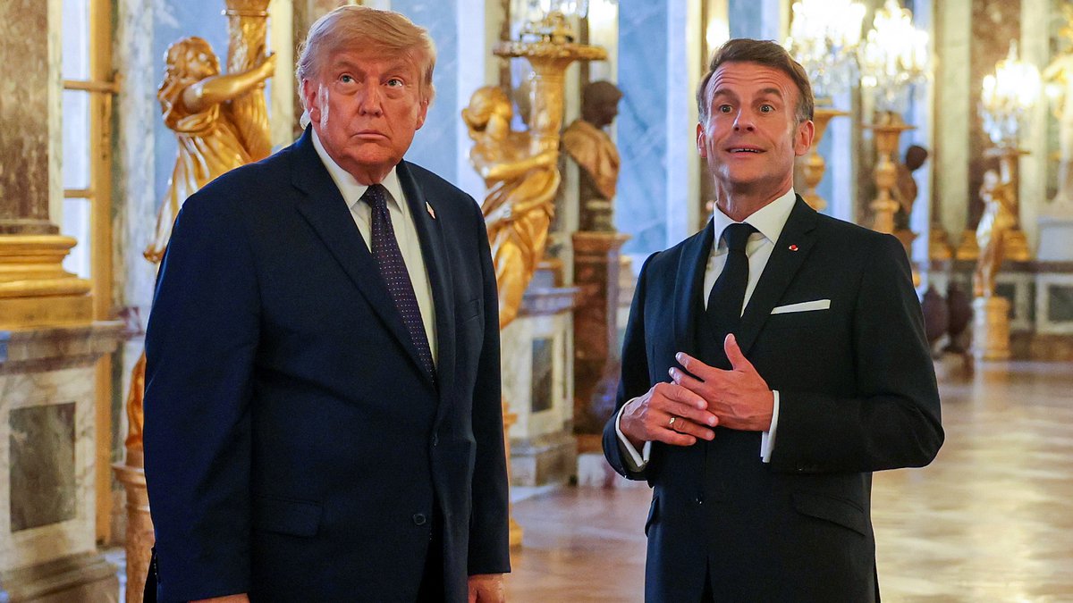 TRAMP I MAKRON PROŠETALI ZLATNIM VERSAJEM! Zašto je poziv američkom predsedniku u raskošnu istorijsku palatu bio je PUN POGODAK za francuskog lidera? (FOTO)