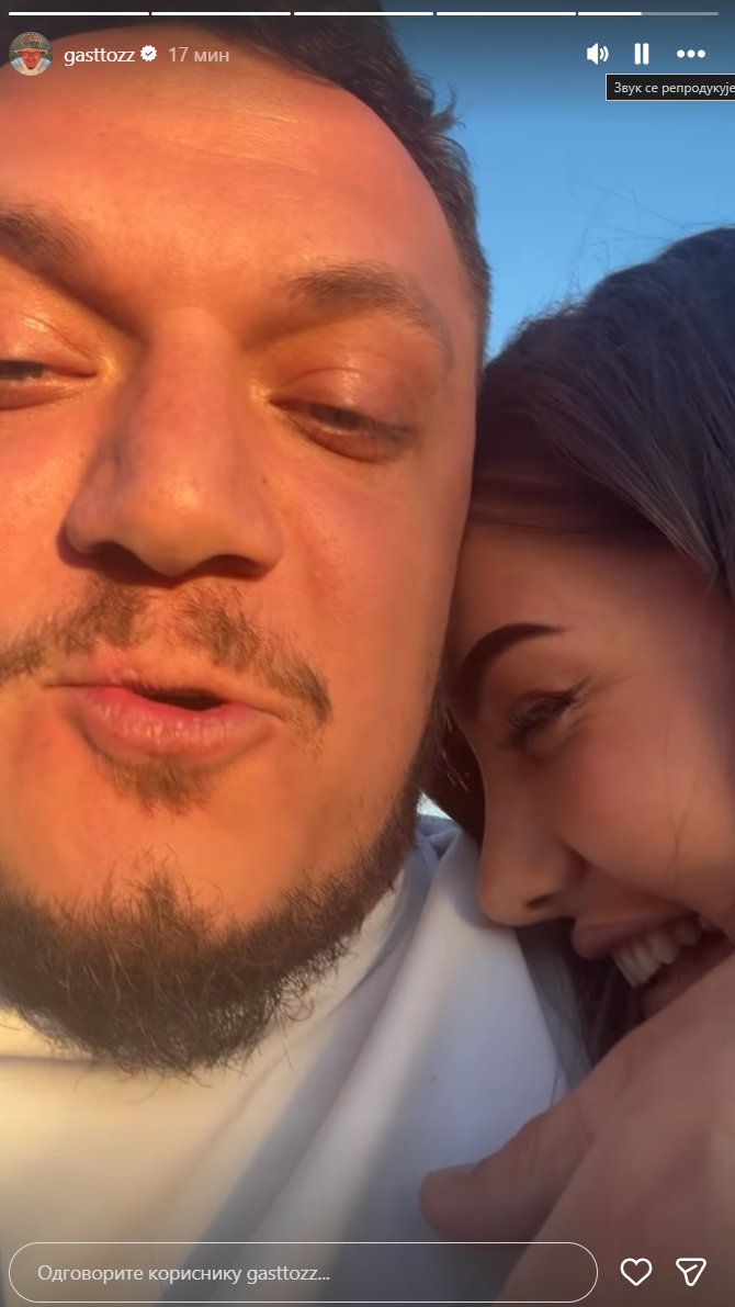 POMIRILI SE GASTOZ I ANĐELA! On se odmah oglasio, snimio se sa Đuričićevom i obelodanio: Ona je žena mog života, rodiće mi decu! (FOTO+VIDEO)