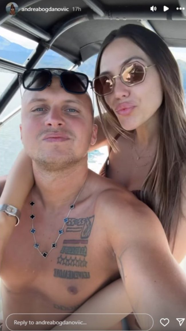 Stefan Karić se baškari za sve pare: Dok on vozi brod, Andrea pokazuje zgodno telo i lice bez trunke šminke! (FOTO)