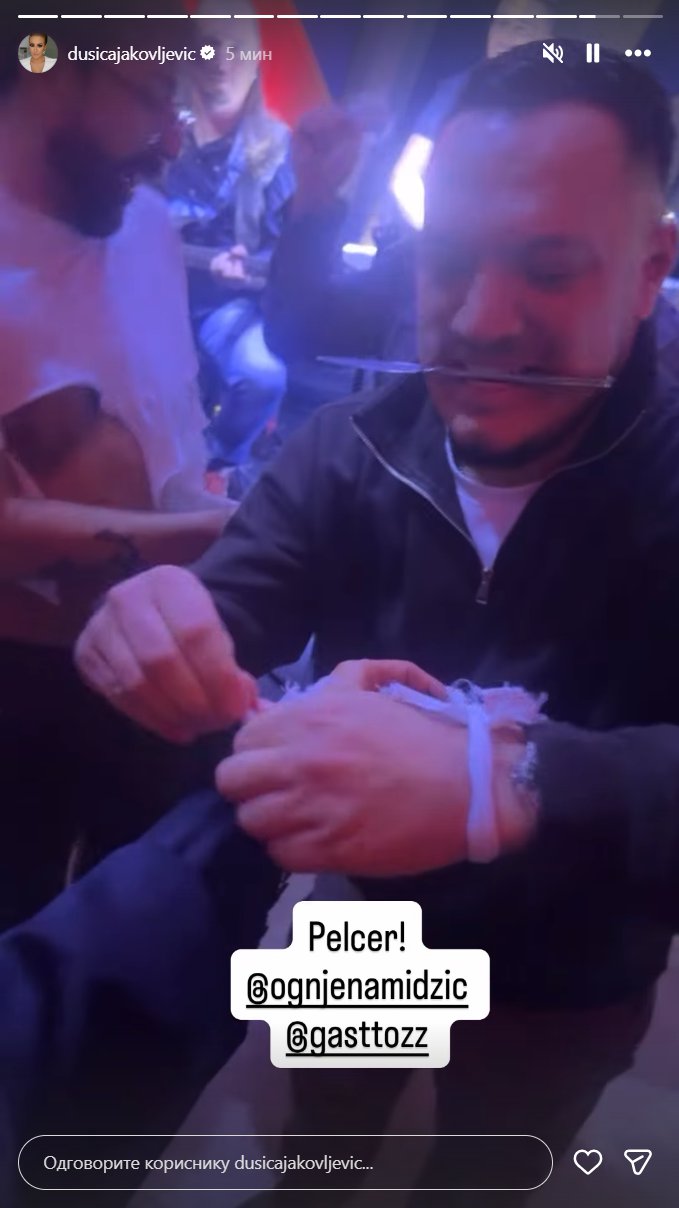 GASTOZ POSTAJE OTAC? Na slavlju kod Amidže uradio jednu stvar kojom se odao (VIDEO)