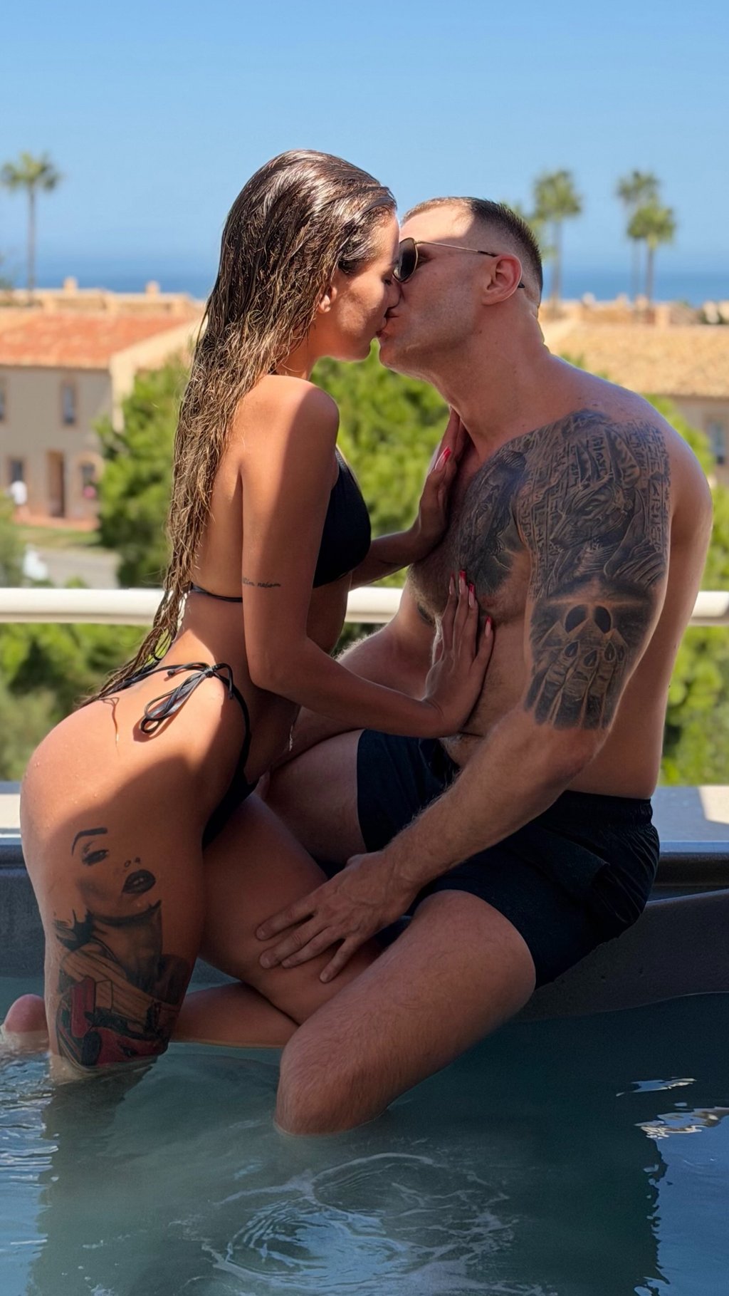 Stefani se emotivnim rečima obratila uhapšenom mužu! Objavila njihovu intimnu fotku iz Španije: Srce je bez ključa, prozora i vrata (FOTO)