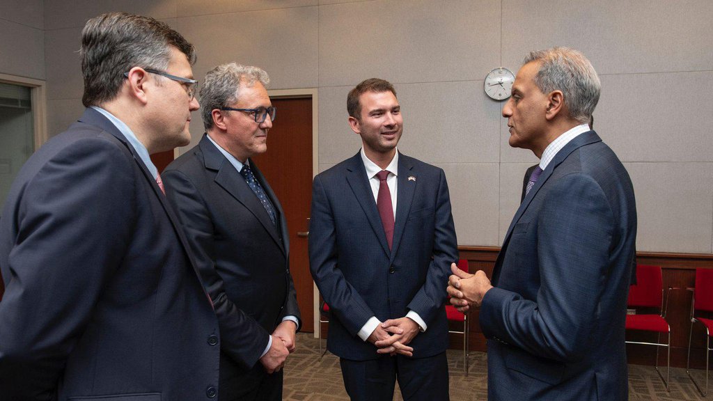 VELEBIT I TRIFUNOVIĆ SA VERMOM: Zamenik državnog sekretara SAD izrazio zahvalnost Pupin inicijativi na promociji odnosa Srbije i Amerike