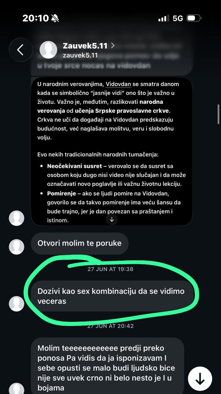 Sanja posle raskida opsedala Marka s lažnih profila! Pogledajte ŠOK PORUKE, nije birala sredstva: Doživi me bar kao s*ks kombinaciju! (FOTO)