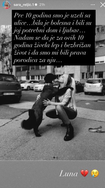 Sara Reljić slomljena od bola: Podelila sa svima tužne vesti, njen gubitak neće moći da preboli! (FOTO)