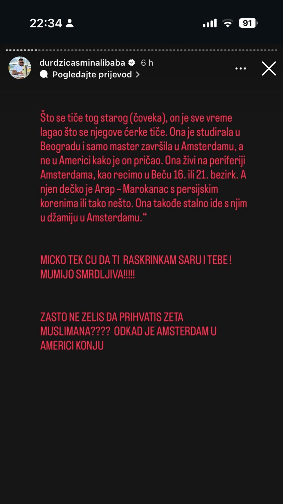 Stidi se i ćerke i unuke, laže da je studirala u Americi: Alibaba ponovo udario na Miću, ovaj put BEZ MILOSTI! Spomenuo mu naslednice, pa zapretio: Njen dečko je Arapin, a ona živi u... (FOTO)
