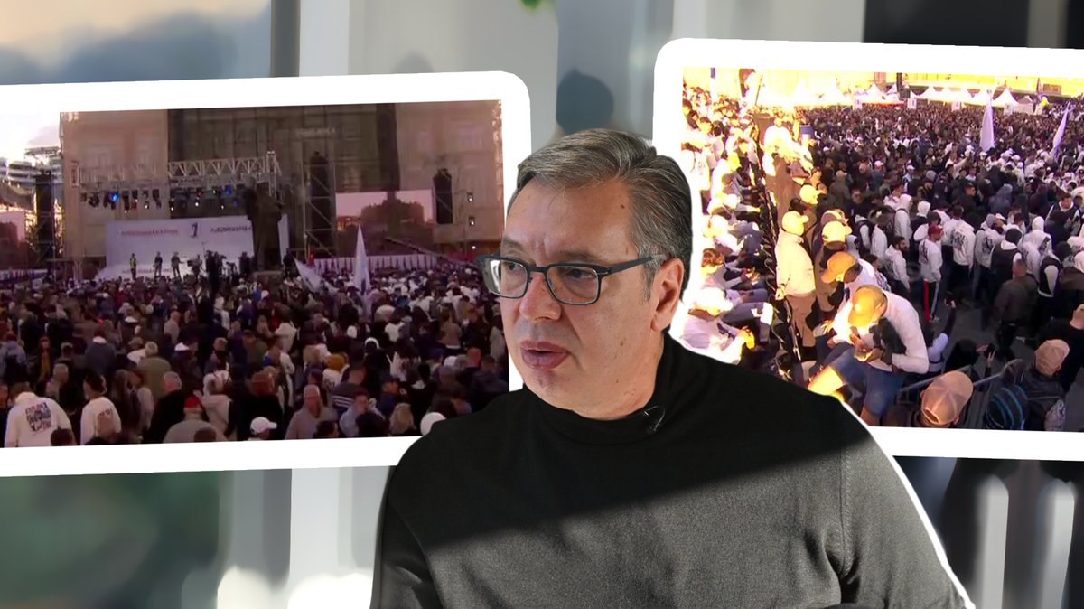BORIĆEMO SE I POBEDITI ZLO KOJE SE NADVILO NAD SRBIJOM Vučić: Najveći mrzitelj Srba u Evropi, NATO i prištinski lobista podržao Srdanovića i 'studentsku listu'