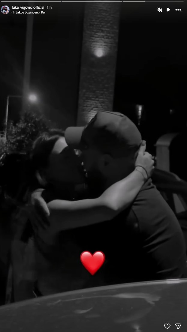 Luka u zagrljaju sina Noe! Vujović blista od sreće, a evo kako je prošao njegov susret sa trudnom Anitom (FOTO)