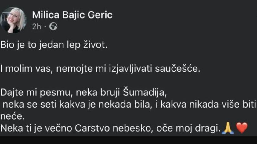 Slomljena od tuge! Zorica Marković ne dolazi sebi zbog smrti Andrije Bajića, otkrila da li se čula sa Malom Canom
