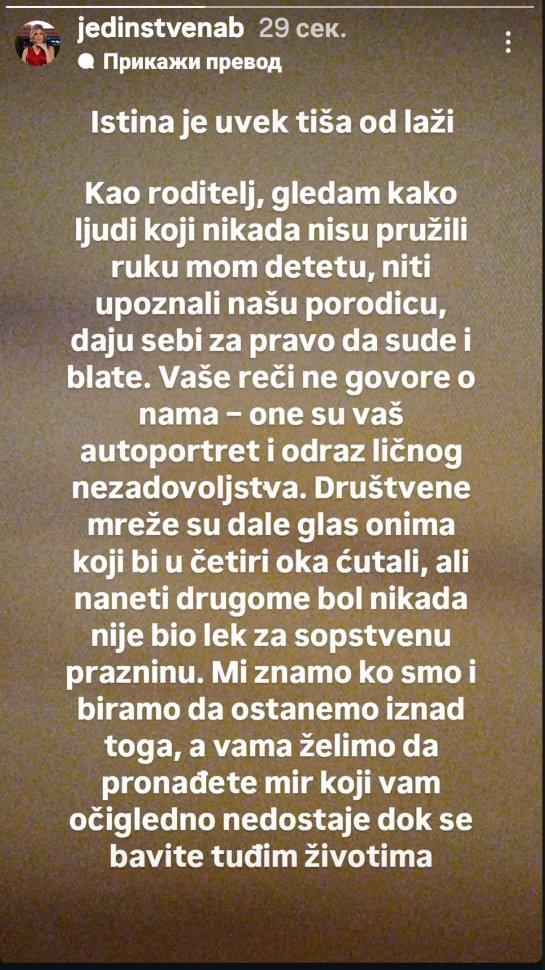Istina je uvek tiša od laži! Brankica Janićijević stala u zaštitu ćerke, rešila da  stane na put svim lažima koje kruže o Sofiji na društvenim mrežama! (FOTO)