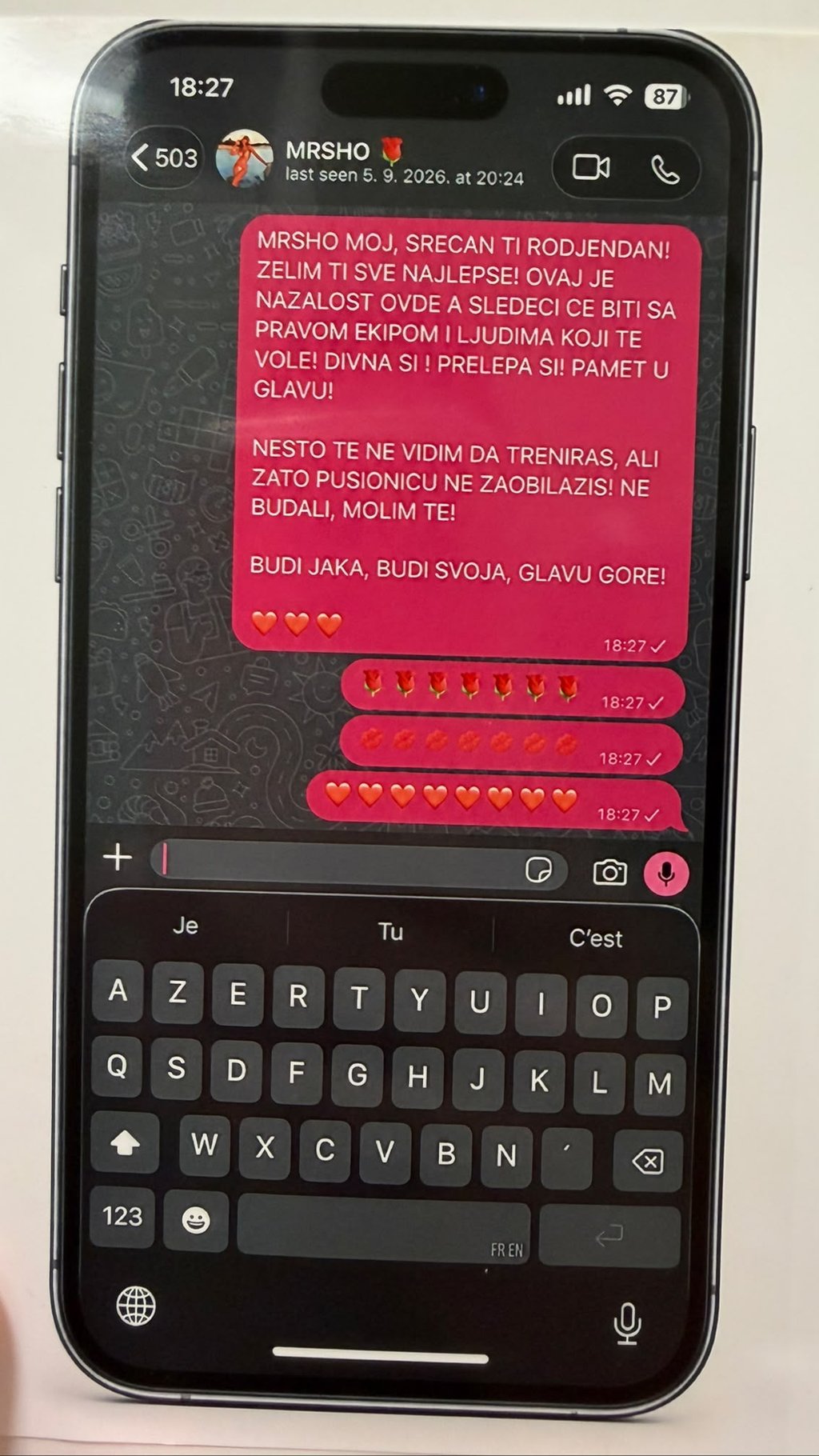Pink.rs u posedu Gastozove NESVAKIDAŠNJE čestitke za Anđelu, evo šta joj je poželeo za rođendan: Ne budali... (FOTO)