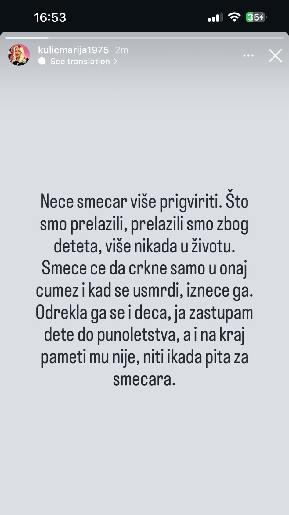 SMEĆARU, DECA SU TE SE ODREKLA! Marija Kulić otpisala Ivana Marinkovića ZA SVA VREMENA: Crći ćeš sam u ćumezu, Željko za tebe NI NE PITA!
