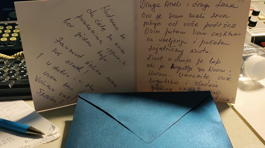 NEOČEKIVAN POKLON ZA ANELI I LUKU! Nakon što su započeli zajednički život, njihova podrška im poslala OVO: Umnožite vaše bogatstvo... (FOTO)