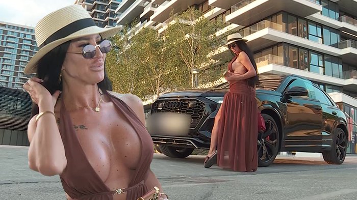 NIJE VIŠE PORŠELINA, VEĆ AUDI DAMA! Slađana Lazić pokazala besnu mašinu koju je dobila od SPONZORA, pa otkrila cenu novog automobila! (VIDEO)