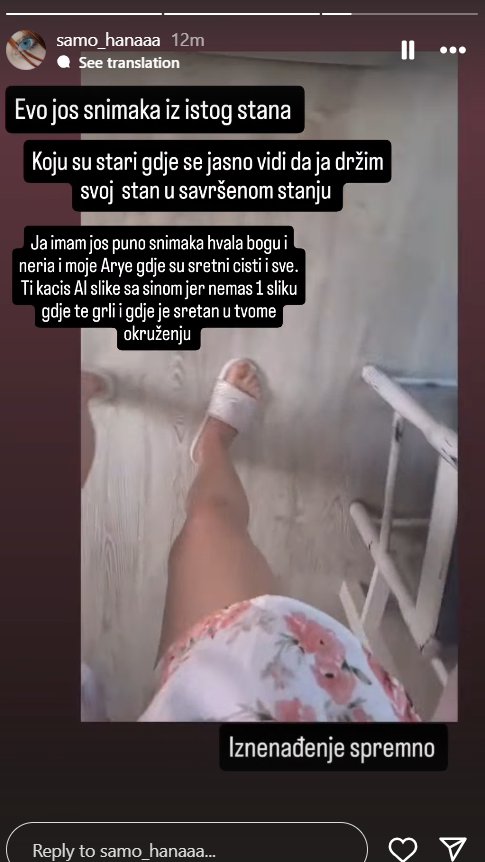 ČIST KAO SUZA: Hana pokazala kako izgleda njen dom! Sitini navodi o njenom nemaru PADAJU U VODU! (VIDEO)