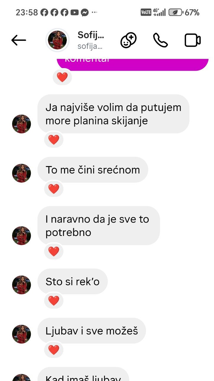 LJUBILA BIH TE PREVIŠE... Pogledajte kakve je ljubavne poruke Sofija iz Elite slala Danetu (70): Mislim samo na nas, srećna sam kad sam sa tobom i idem u šoping! (FOTO)