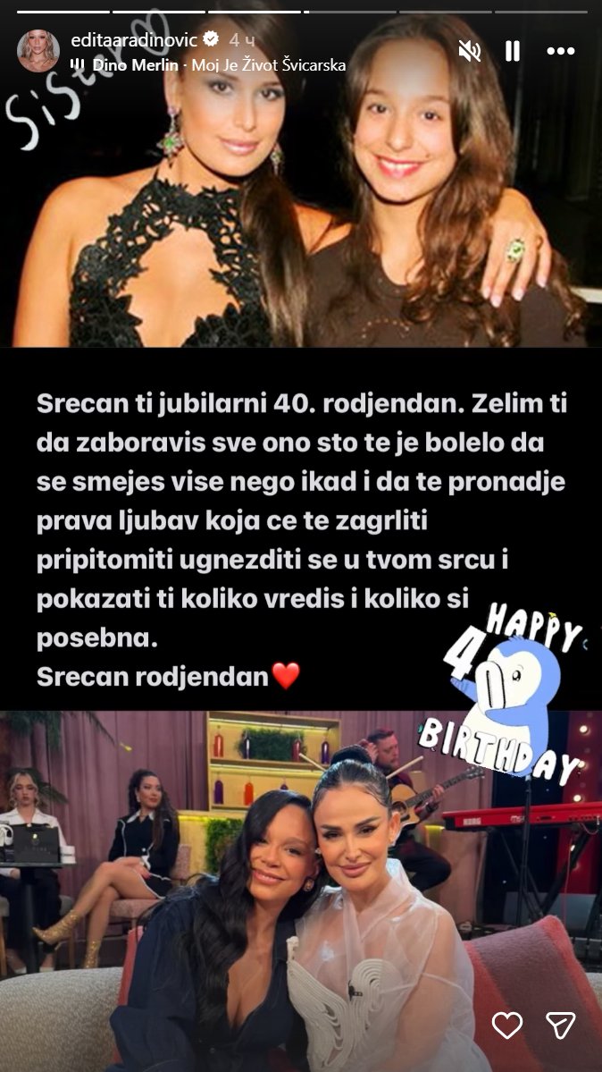 Da te pronađe ljubav koja će te pripitomiti... Nakon što se saznalo da su u svađi, oglasila se Edita, direktnim rečima se obratila sestri Indi (FOTO)