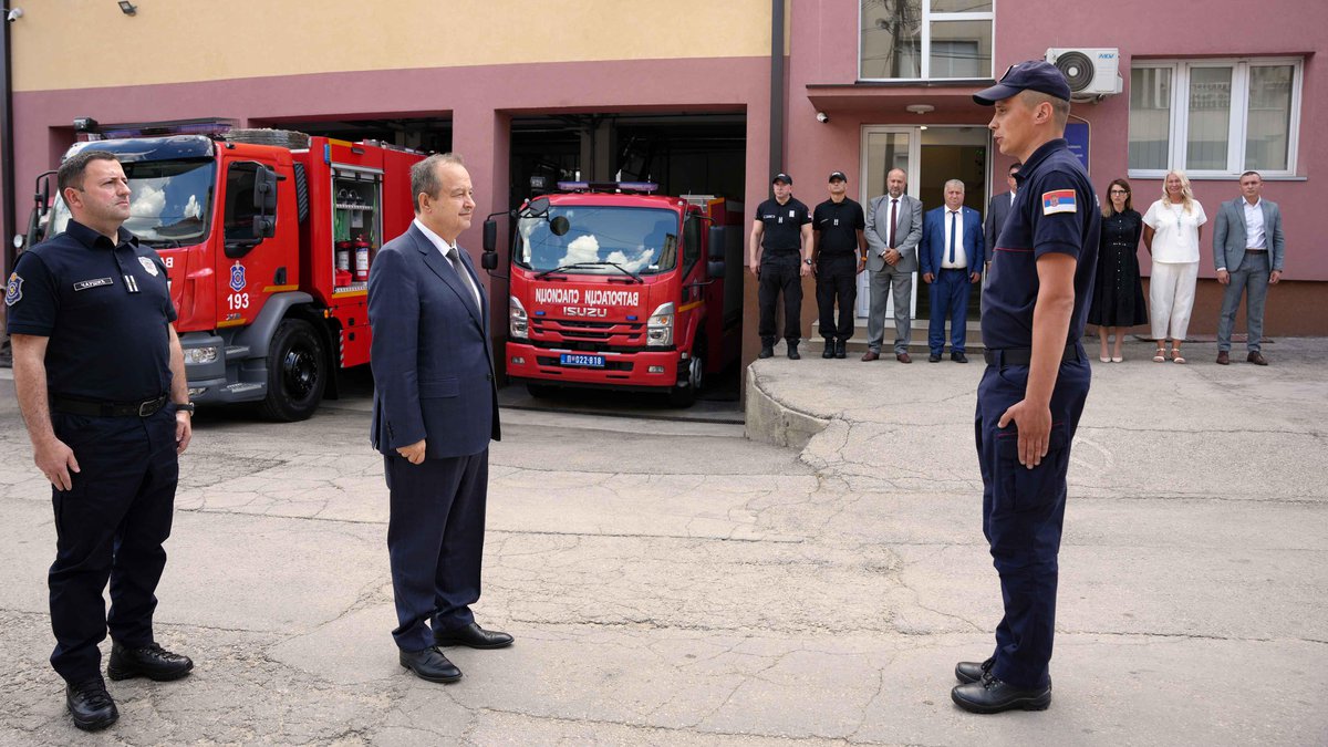 Dačić obišao Policijsku upravu Prokuplje: Poseban naglasak stavljamo na Sektor za vanredne situacije