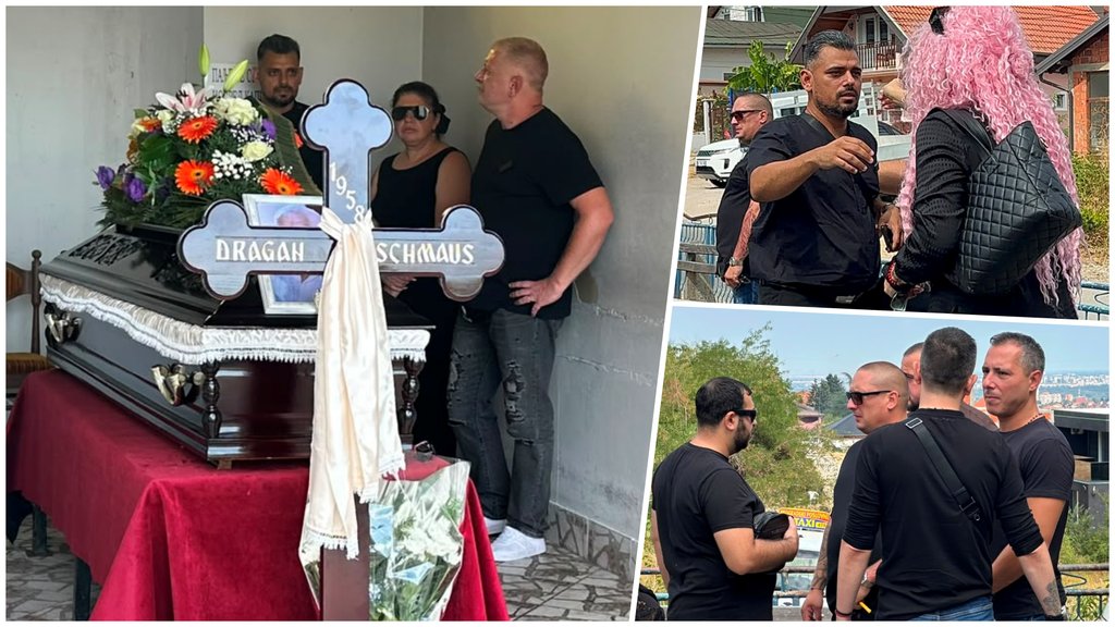 Taki Marinković pružio Bori Santani podršku: Došao na groblje u Sremčici, a od Maje ni traga ni glasa (FOTO)