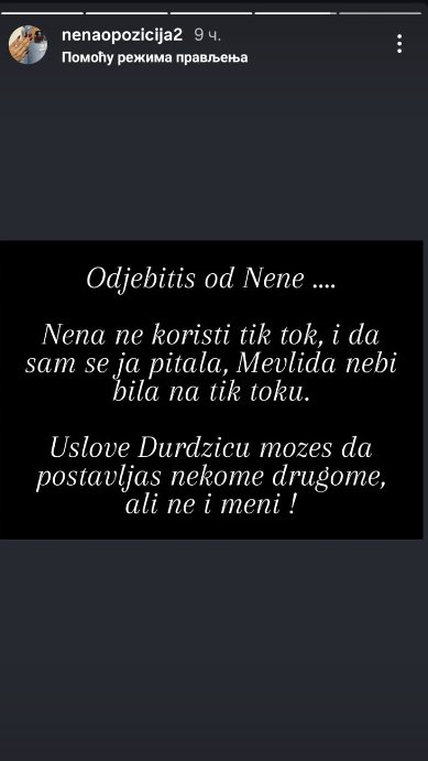 ŠOK PREOKRET NENE OPOZICIJE: Rešila da okrene leđa Asminu Durdžiću, oglasila se, pa zasevala poput groma: USLOVE MOŽEŠ DA POSTAVLJAŠ NEKOM DRUGOM... (FOTO)