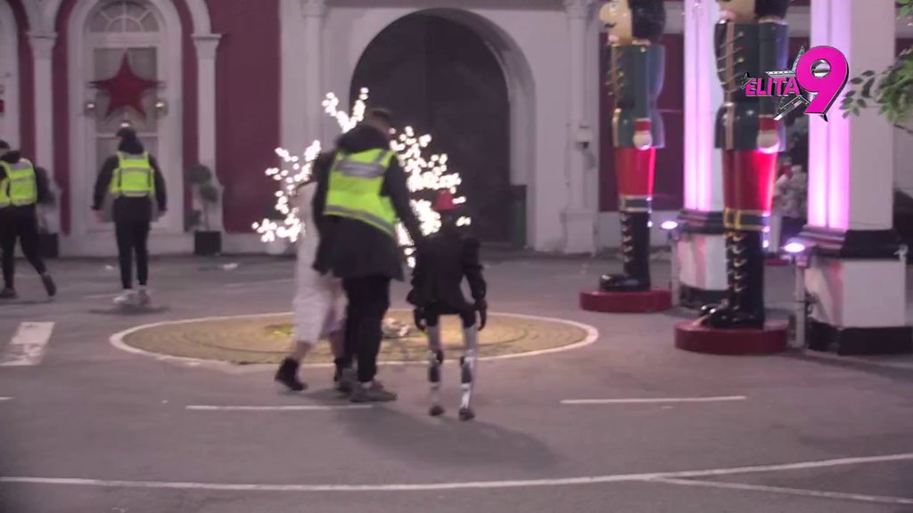 Obezbeđenje napravilo živi zid između Toše i Miljane: Haos raste iz minuta u minut (VIDEO)