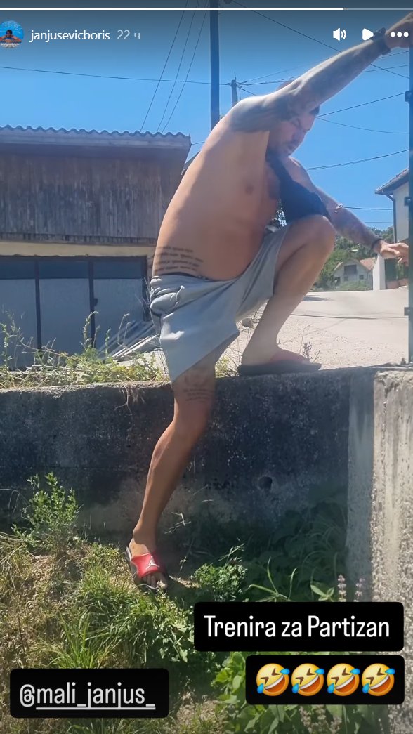 Janjuša rođeni brat NAVUKAO, umalo se polomio! Hit snimak košarkaša iz Prijepolja! Uskače u dvorište i moli se da preživi (VIDEO)