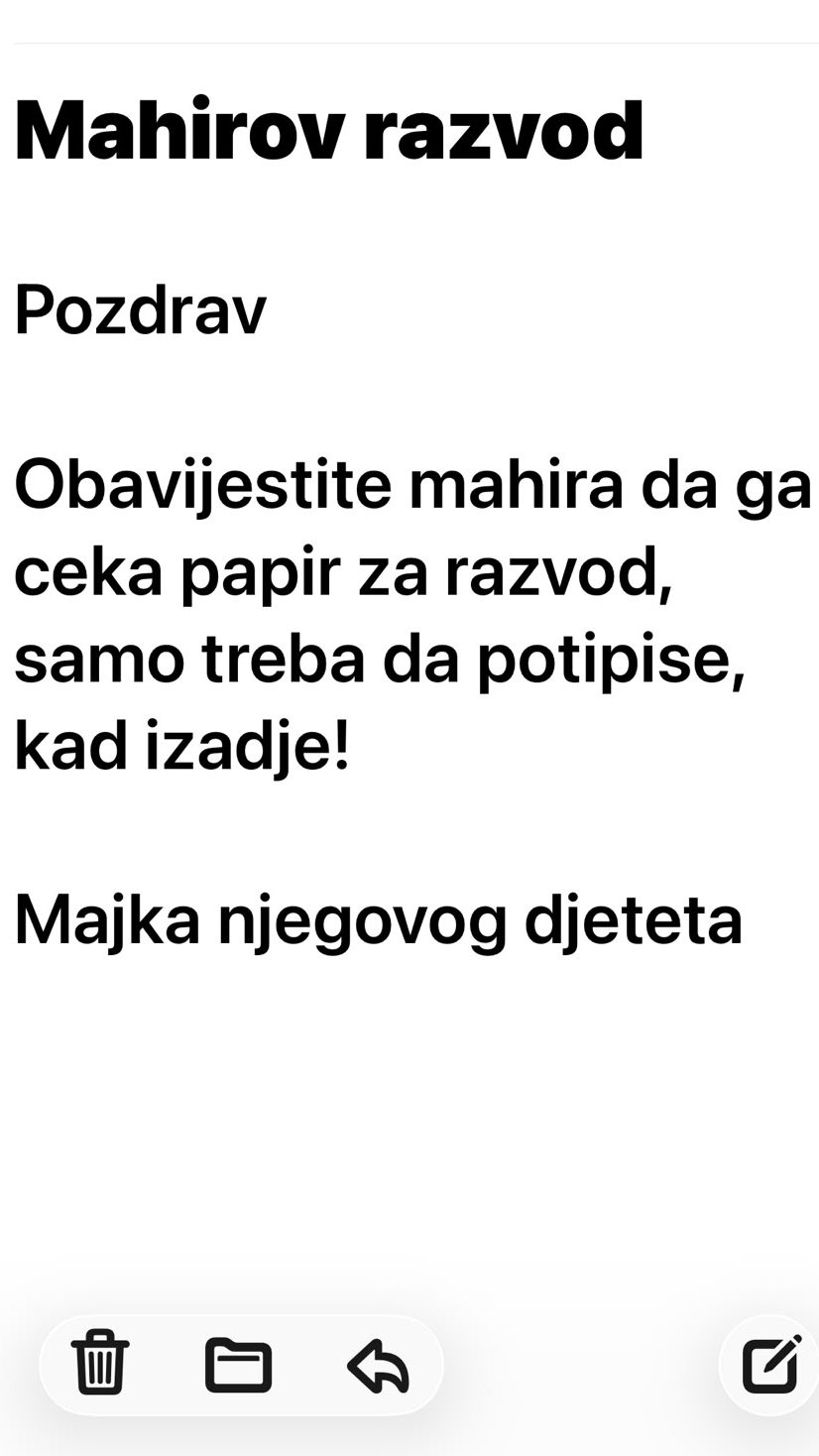 Puče mu brak tri dana nakon ulaska u Elitu! Mahiru spremni papiri za razvod, oglasila se njegova supruga (FOTO)