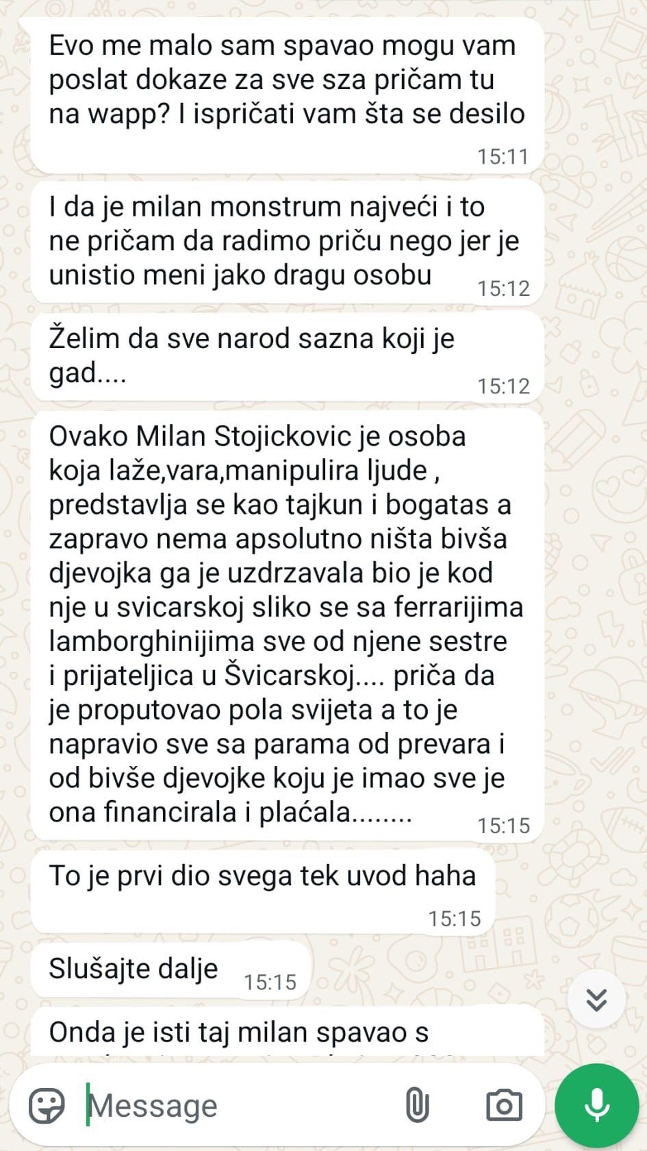 Dve trudnice, dve izgubljene bebe! Mračne tajne Milana Stojičkovića isplivavaju sve više: Tukao i bivšu ženu, ovo je PRAVI ŠOK