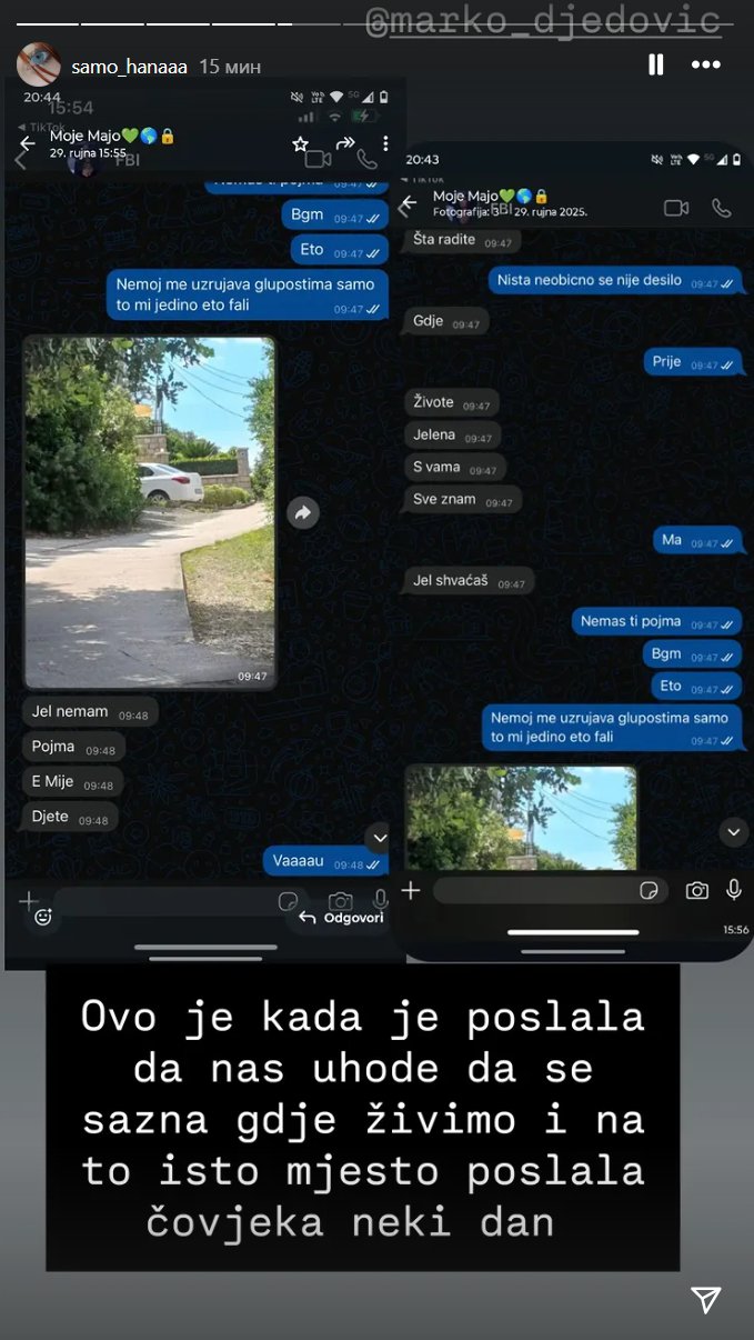 Sita rođenom sinu smeštala zatvor! Pogledajte šta je slala Neriu, kako je maltretirala njega i Hanu: Slala ljude da ih prate, pretila, vređala, slala prijave... (FOTO)