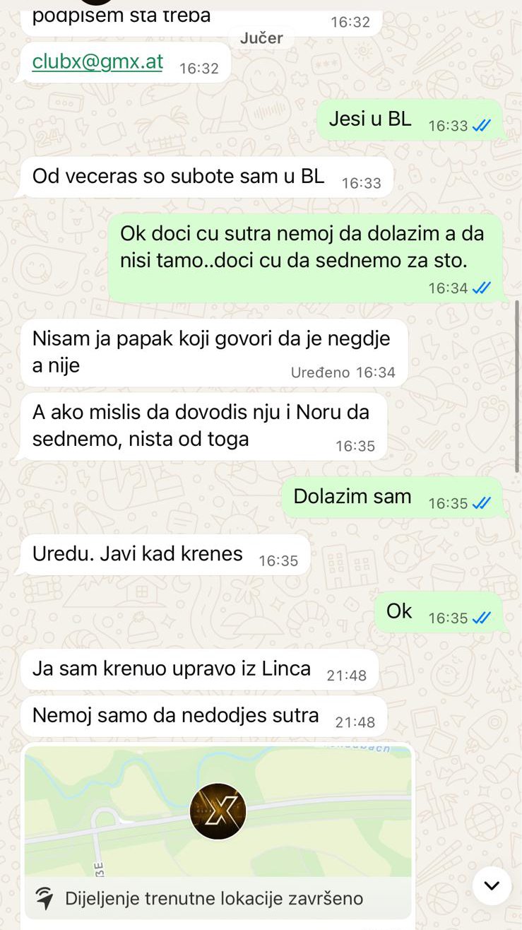 Pink.rs u posedu prepiski Asmina i Luke: Otkriveno ko je kome prvi pretio i zbog čega (FOTO)