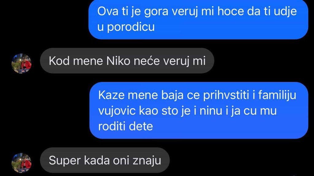 ANITA U MOJU PORODICU NEĆE UĆI! Isplivale šok prepiske Lukinog oca Baje, priznao da mu je sin TUKAO ANELI: Znam da je udario, IMA SNIMAK! (FOTO)