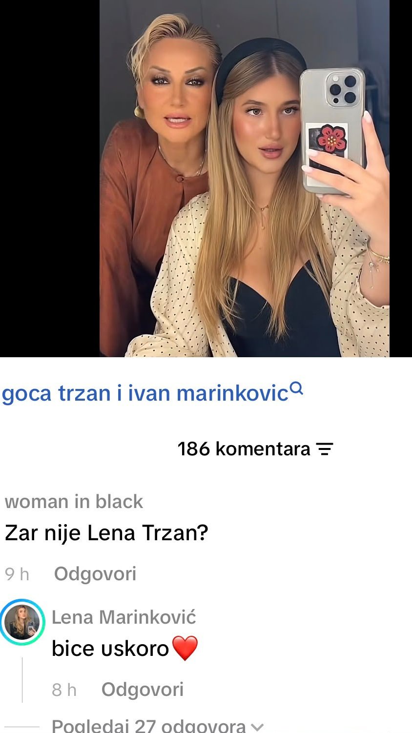 Oglasila se Goca Tržan nakon što je Ivan Marinković nazvao LUDAČOM: Evo šta je imala da poruči (FOTO)