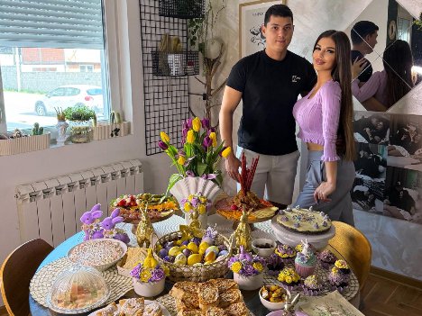 Nas troje smo porodica, UŽIVAMO: Ena i Peja otvorili vrata svog doma za Vaskrs, ona progovorila o odnosu sa Zlatom, pa priznali: Zajedno smo bojili jaja, a Matija... (FOTO)