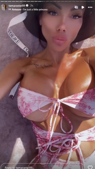 Vrele fotke Tamare Đurić: U minijaturnom bikiniju pokazala bujne grudi (FOTO)