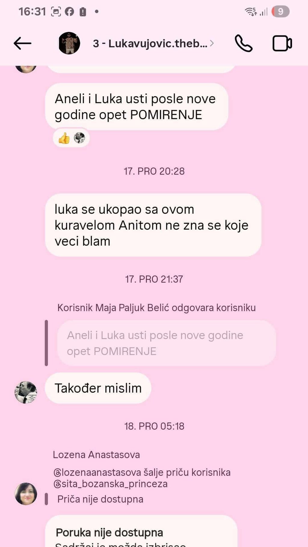 ISPLIVALE ŠOK PREPISKE! Lukina podrška URNISALA TRUDNU Anitu: Gora je i agresivnija od Aneli, ukopao se sa njom, bruka najveća! (FOTO)