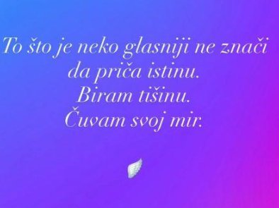 Dragana Spasojević u jeku pompe o Mini i Kasperu: To što je neko glasniji ne znači da priča istinu