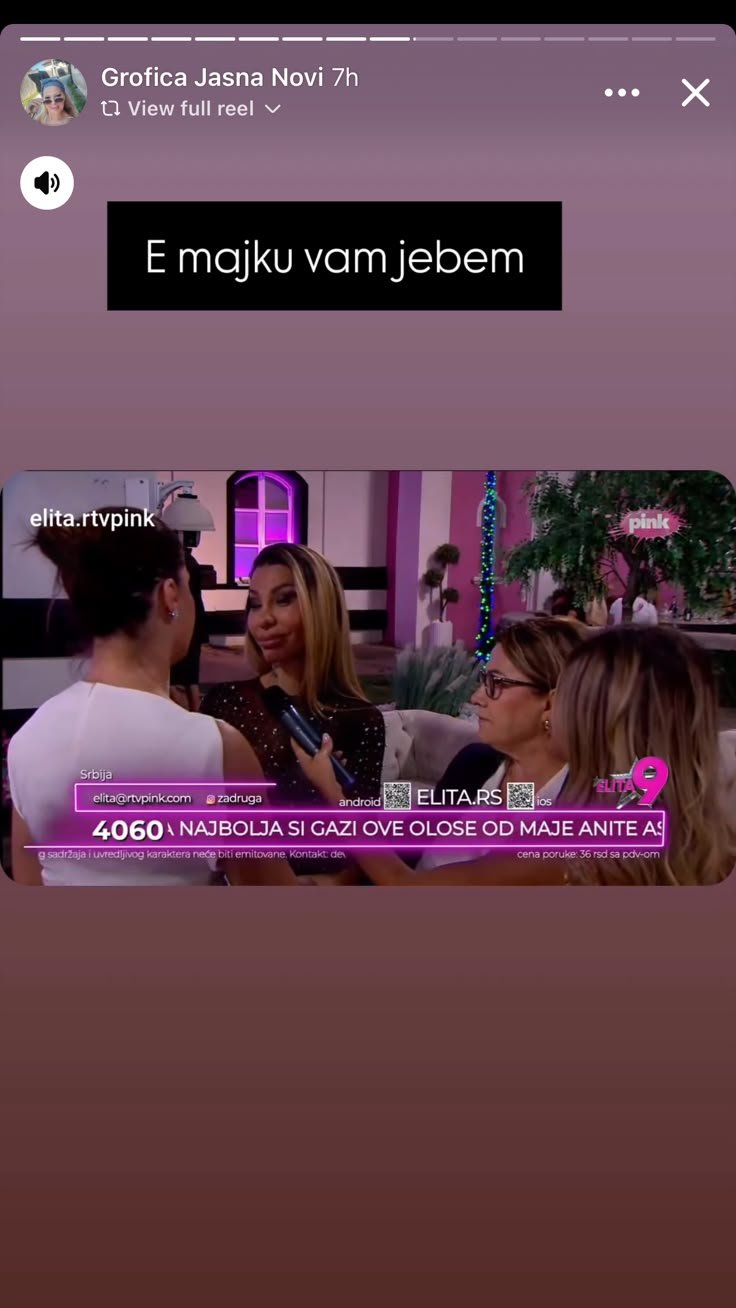 HRPO G*VANA! Teodorina majka Slavica javno urnisala Anelinu Groficu: Na superfinale si poslala švalera što ti voda unuku! (VIDEO)