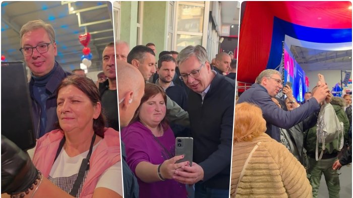 VUČIĆ NA NEOČEKIVANOM ZADATKU, KAO FOTOGRAF! Ove scene sa druženja s Krajišnicima niste videli (VIDEO)
