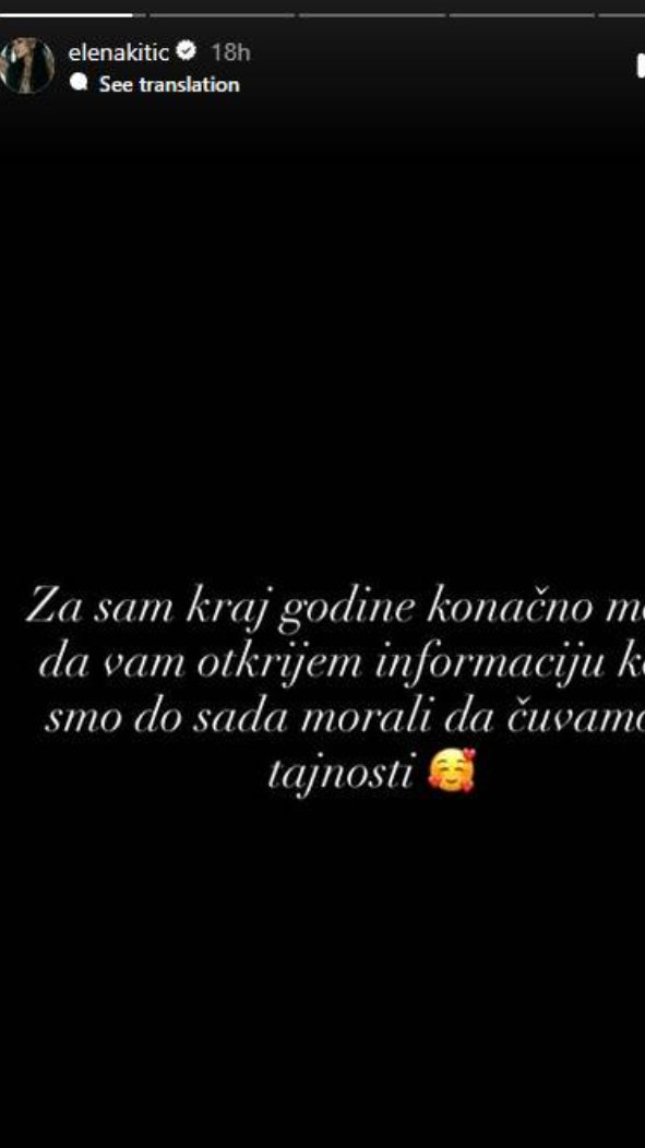 Elena podelila divne vesti: Ćerka Milete Kitića oduševila sve objavom, evo o čemu je reč (FOTO)