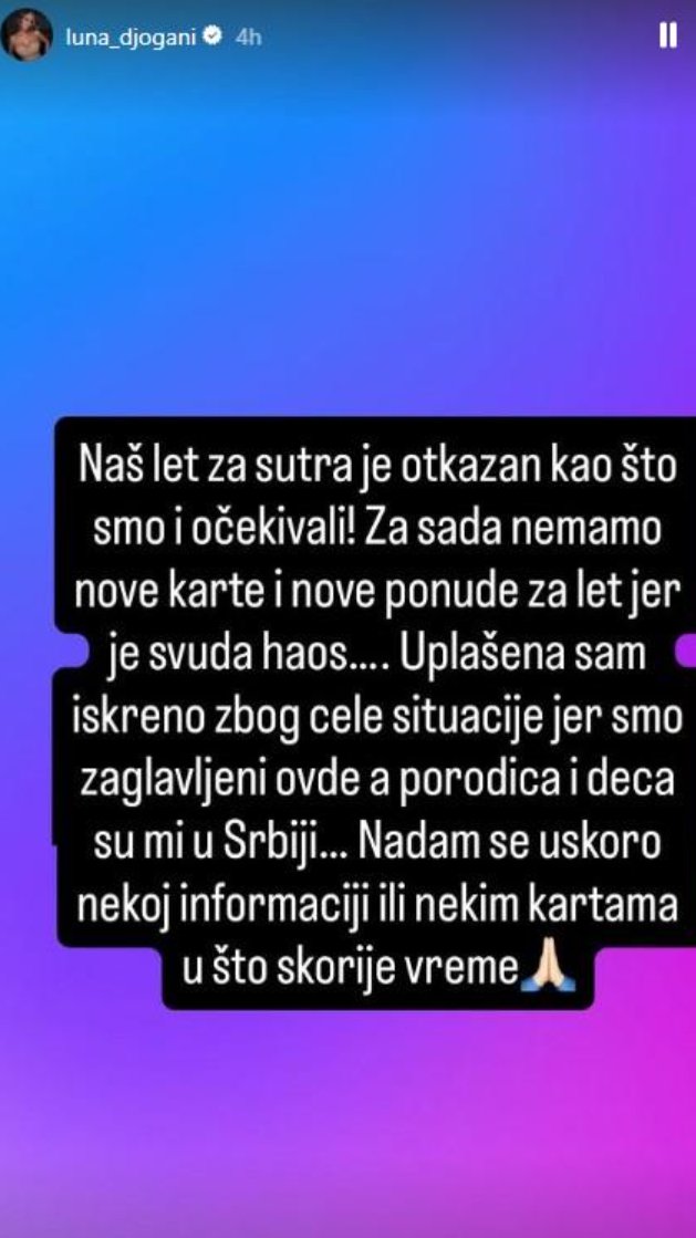 Oglasila se Luna Đogani nakon kritika koje je dobila žena Darka Lazića: Žestoko odgovorila hejterima (FOTO)