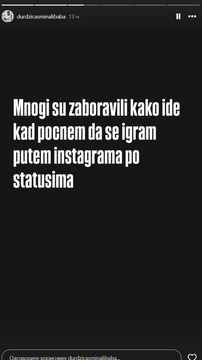 RAT NE PRESTAJE! Asmin odgovorio Dači na prozivke, pa suptilno udario na Staniju: Mnogi su zaboravili kako... (FOTO)